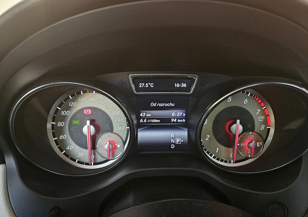 Mercedes-Benz CLA cena 82000 przebieg: 128300, rok produkcji 2015 z Kościan małe 352